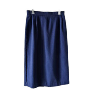 Vintage Via Sant Andrea Women Blue Midi Skirt Size 12